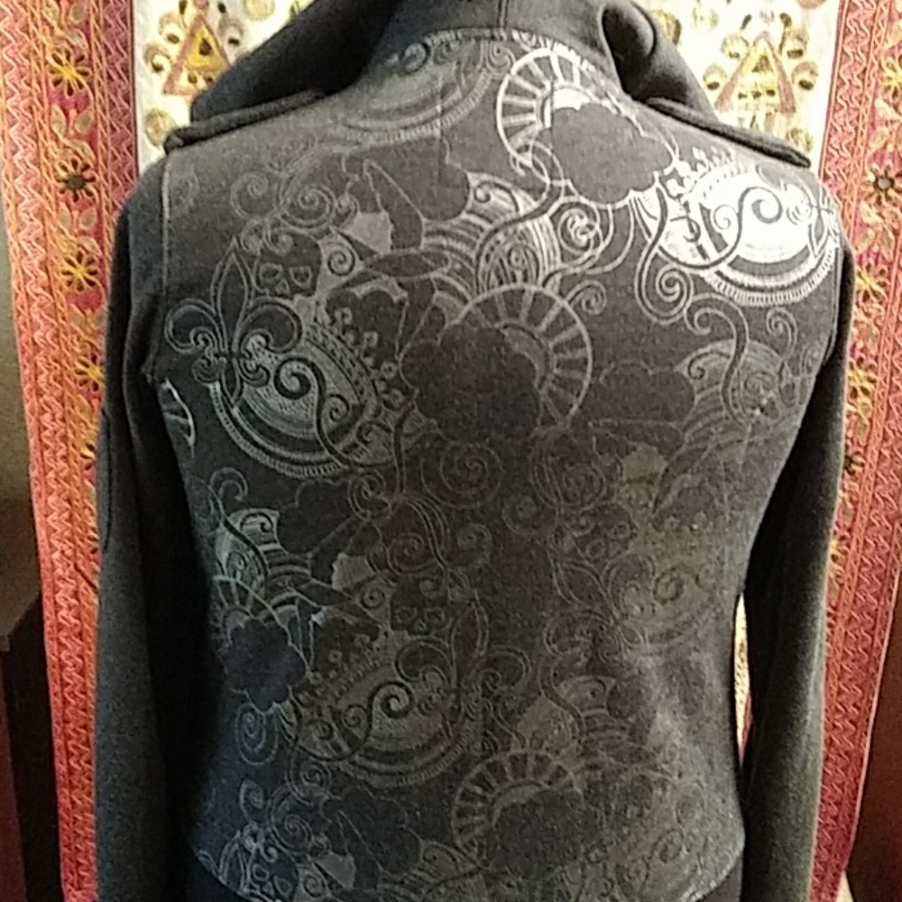 Full Tilt La Fleur Full Zip, Arm Zip Hoodie - Picture 1 of 8